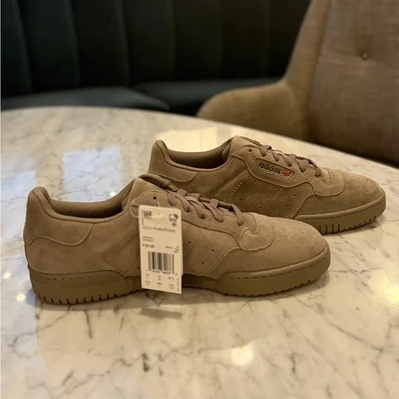 ADIDAS YEEZY Powerphase "Simple Brown" Sneakers (2020) - Picture 2 of 11